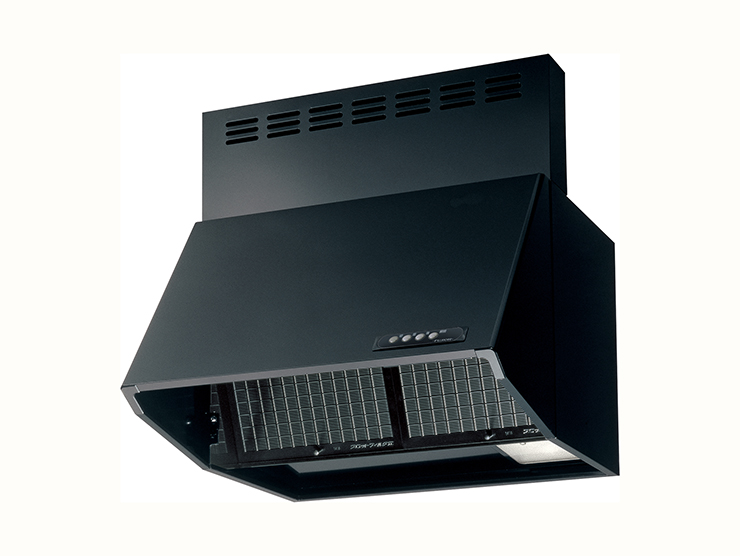 富士工業 BDR-3HL-601BK レンジフード 幅600mm ブラック【本体のみ】